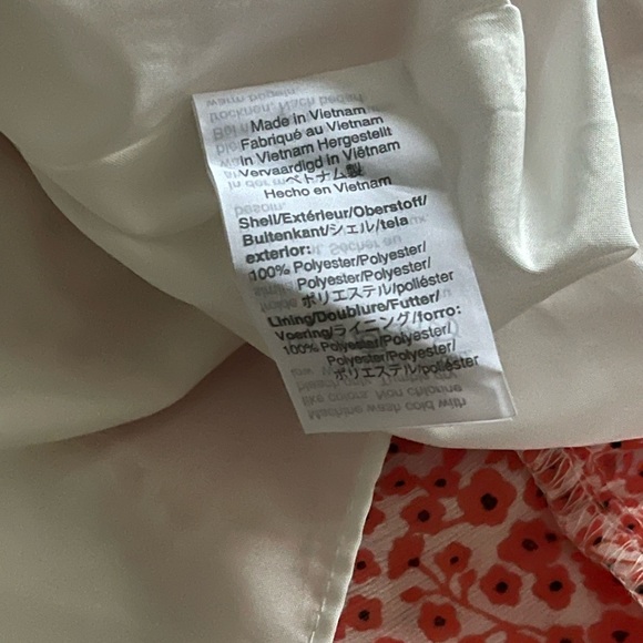 JCREW DRESS size 12 burnt orange and high - Picture 4 of 5